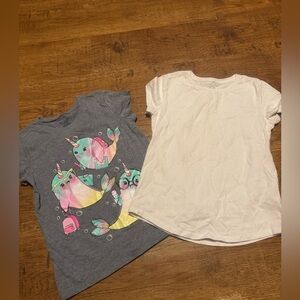 Girls tees 7/8 narwhal the children’s place